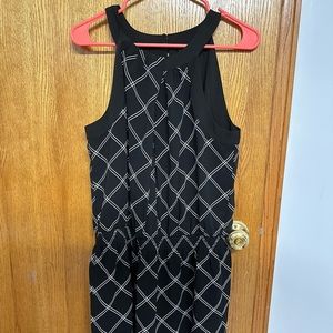 Black and white dress